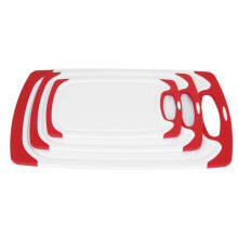 Red 3pce Fruit & Veg Boards