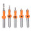 Carpentry Countersink Drill Bit Set 5 pcs Self Tapping Woodwork 6-10mm Sizes 3