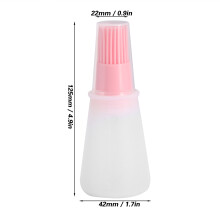 2pcs Silicone Oil Brush Bottle Set | 125mm Pink Baking & BBQ Tool