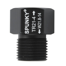 TR21x4 to W21.8-14 CO2 Adapter, Black Aluminium