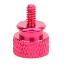 Pink Aluminium Alloy 20PC Thumb Screws Fasteners Hand Tightening 6#-32 Teeth