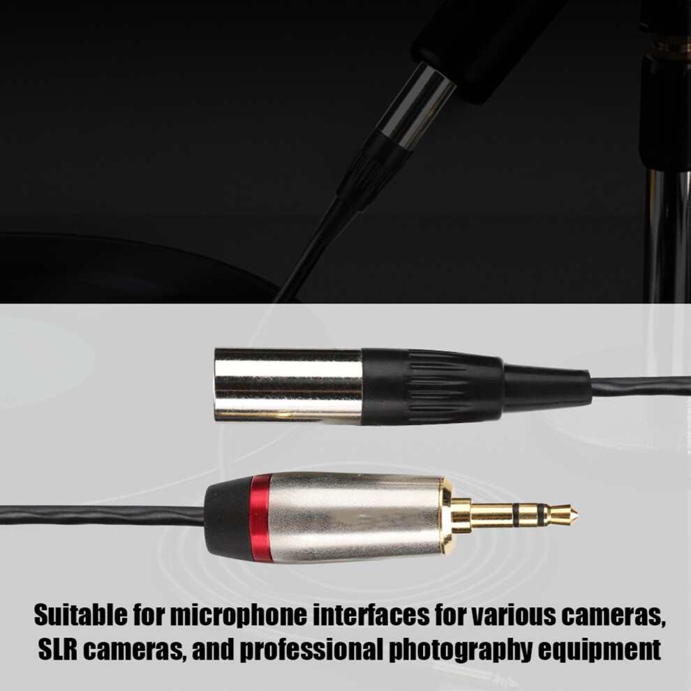 3.5Mm Male To Mini Xlr 3Pin Audio Adapter Cable 1M For Camera Equipment 9471392684580