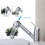 2-Function Pull-Out Sink Faucet Sprayer Head, G1/2, Silver 10