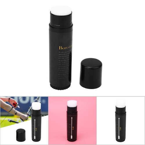 2PCS Black Bow Maintenance Wax for Archery, 9.2x1.2cm Protective Accessory 2