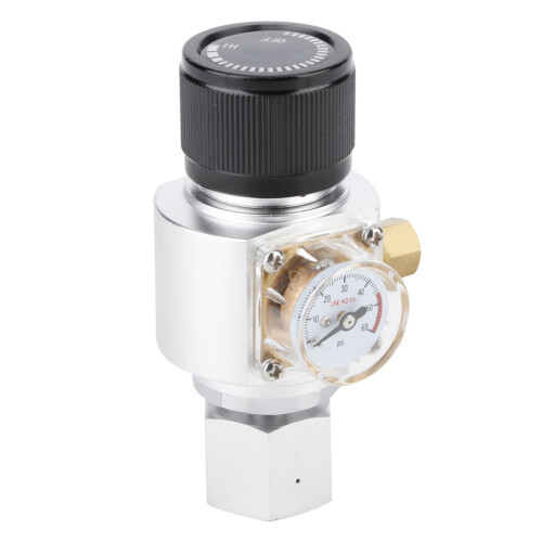 CO2 Regler Mini Soda Wasser Adapter Aluminium 2