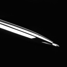 Pink Feather Ballpoint Pen 40x12cm Stainless Steel Quill Writing Gift