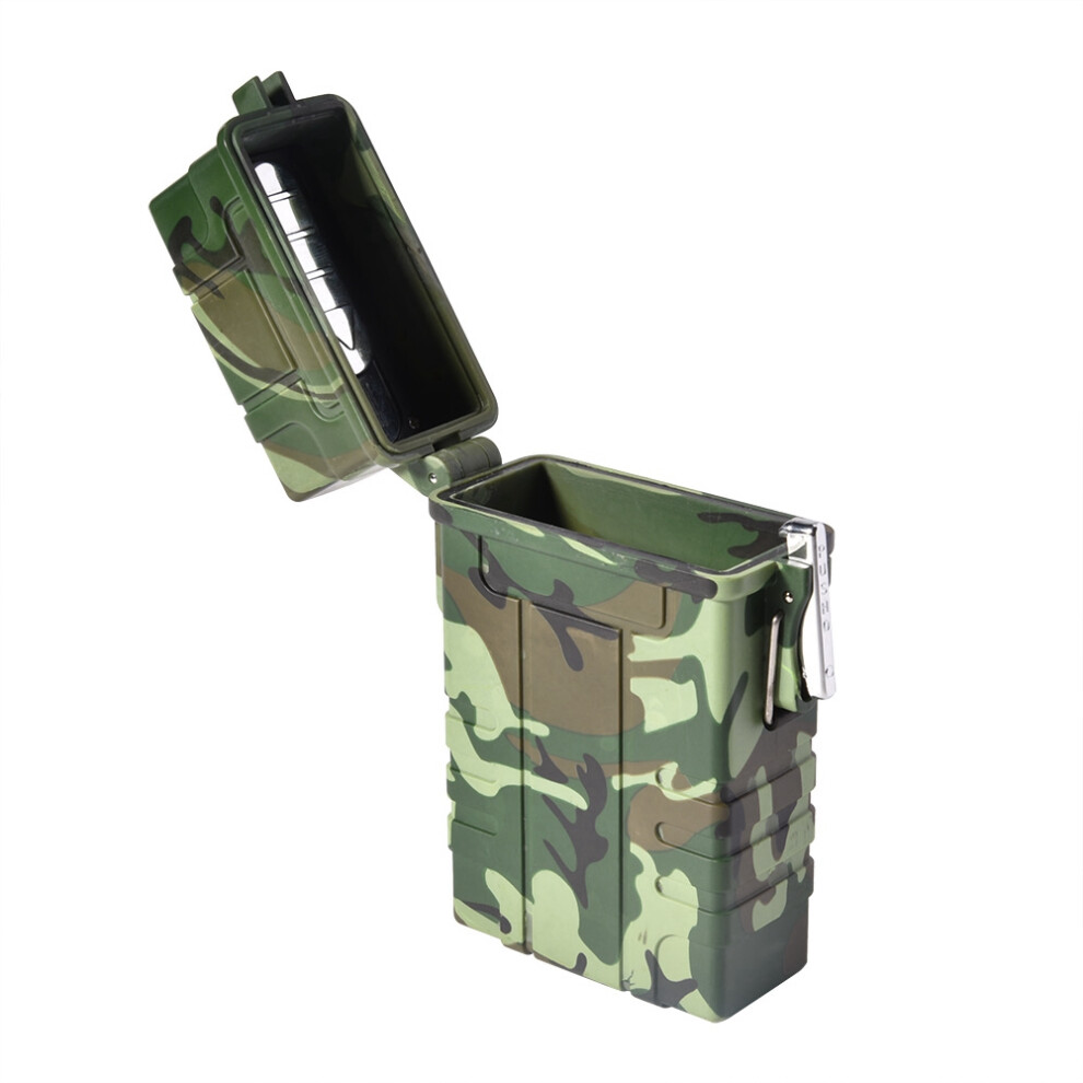 Outdoor Camouflage USB Rechargeable Electronic Cigarette Lighter & Storage Case, 502030 Lithium, 97g, 8.1x3.3x11.2cm