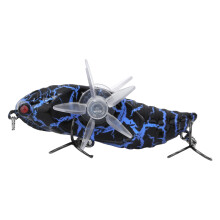 Hard Fish Lure Bionic Cicada Shape 7.5cm with Rotating Propeller & Treble Hook