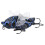Hard Fish Lure Bionic Cicada Shape 7.5cm with Rotating Propeller & Treble Hook 4