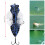 Hard Fish Lure Bionic Cicada Shape 7.5cm with Rotating Propeller & Treble Hook 5