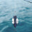 Hard Fish Lure Bionic Cicada Shape 7.5cm with Rotating Propeller & Treble Hook 8
