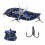 Hard Fish Lure Bionic Cicada Shape 7.5cm with Rotating Propeller & Treble Hook 9