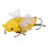 Hard Fish Lure Bionic Cicada Shape with Rotating Propeller 7.5cmY238-8 6