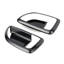 2pcs Carbon Fiber Style Inner Door Handle Trim for Hyundai Grand Starex H1 2019