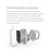 WiFi Zigbee Temperature & Humidity Sensor - White, Model WSDCGQ11LM 11