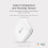 WiFi Zigbee Temperature & Humidity Sensor - White, Model WSDCGQ11LM 12