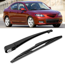 Heckwischerarmblatt-Set für Mazda 3 Hatchback 2003-2008 Schwarz