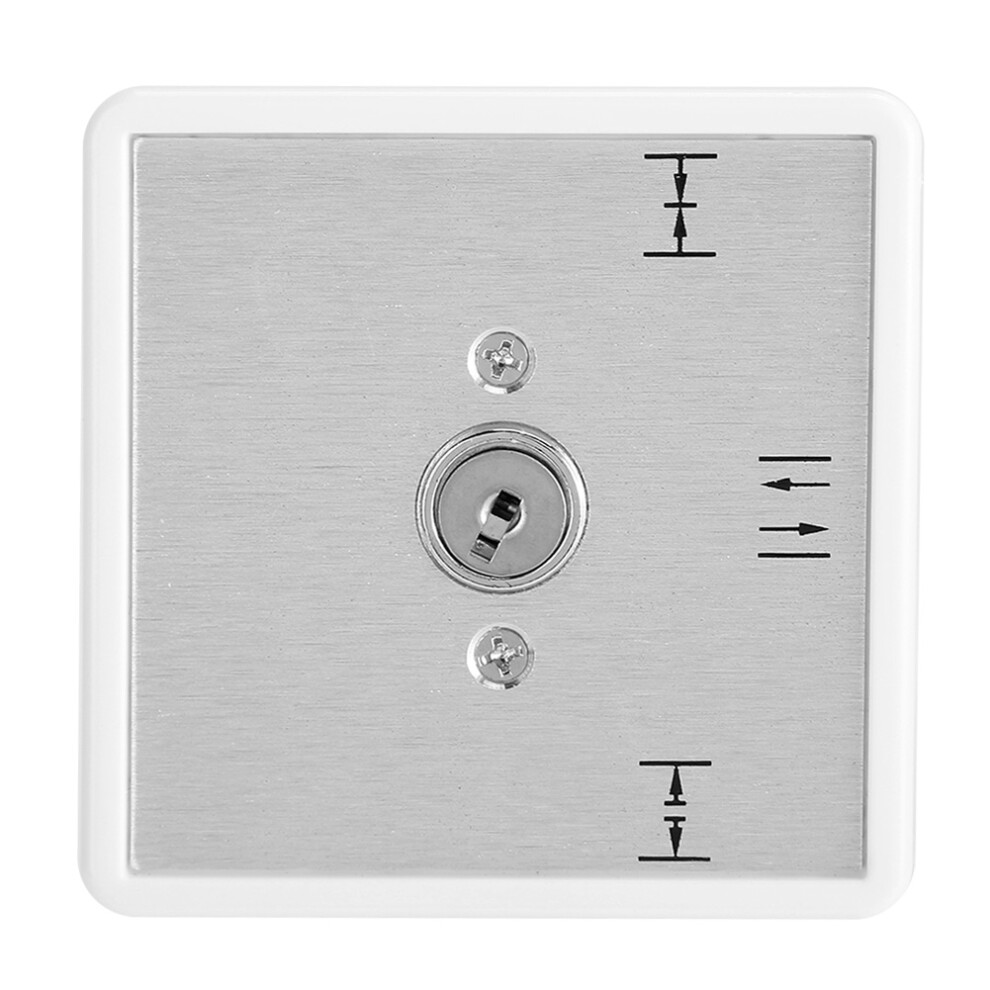 3 Position Aluminum Alloy Key Switch For Automatic Doors, 80X80x45mm 4961392687599