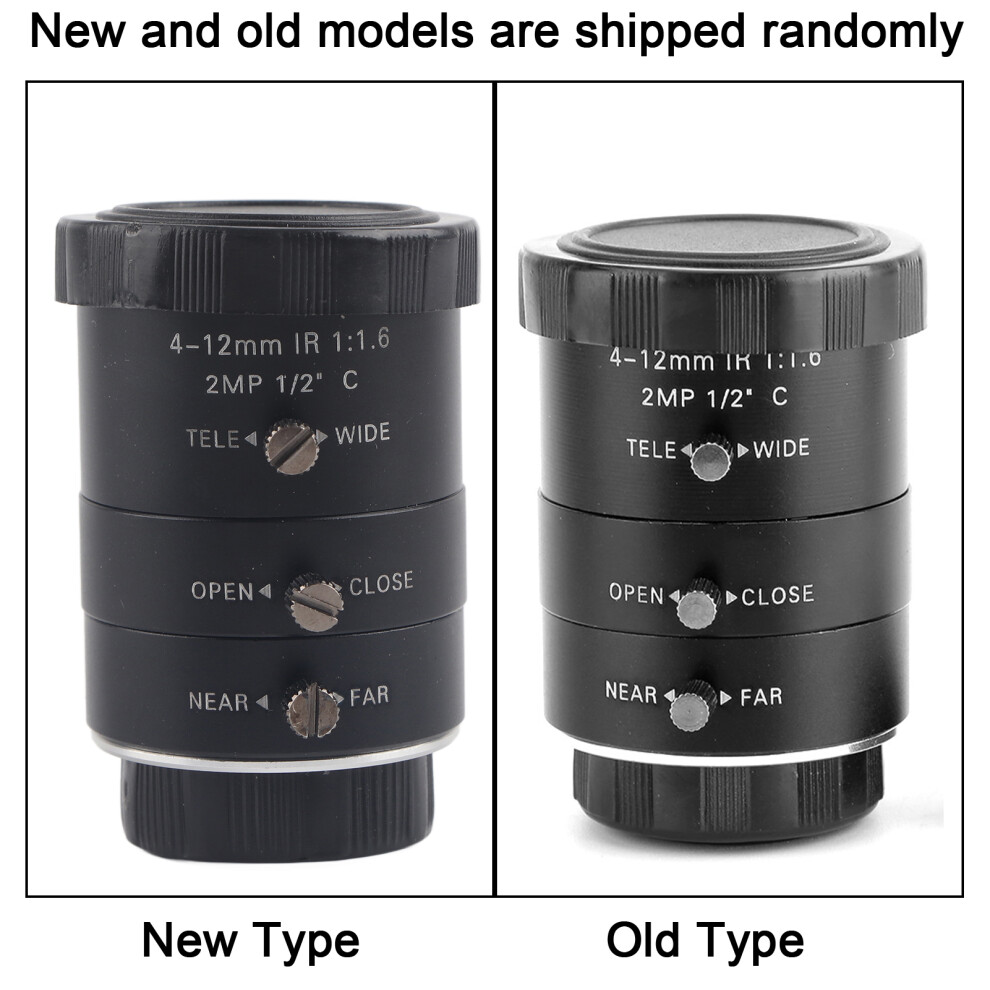 Manual Aperture C-Mount Cctv Camera Lens 4-12Mm 1080P 6941392419251