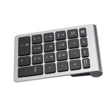 RF304 22 Keys Wireless Numeric Keyboard with USB Receiver - Iron Grey