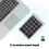 RF304 22 Keys Numeric Keypad USB 2.4G Wireless Mini Keyboard Silver Black 4