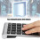 RF304 22 Keys Numeric Keypad USB 2.4G Wireless Mini Keyboard Silver Black 7
