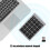 RF304 22 Keys Wireless Numeric Keyboard with USB Receiver - Iron Grey 13