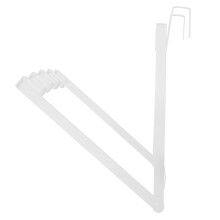 Household Iron Garbage Bag Holder Rack White - Compact 11oz, 26x25cm