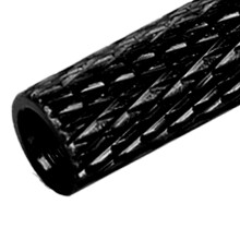 Aluminium M3x35mm Internal Thread Mounting Spacers 10 Pack Black Anodized