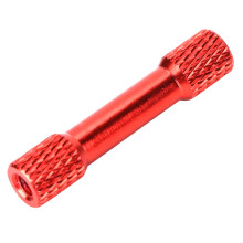 10 Stück eloxierte Aluminium-M3x30mm Drohnen-Abstandshalter, tiefrot