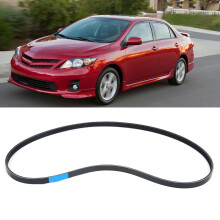 Lichtmaschinenlüfterriemen für Toyota Yaris Vios Corolla 4PK1210 Schwarzer Gummi