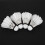 12 White Feather Shuttlecocks 8