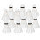 12 White Feather Shuttlecocks 4