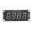 4-Digit 7-Segment LED Display Tube Module for Arduino – 0.36" Yellow 2