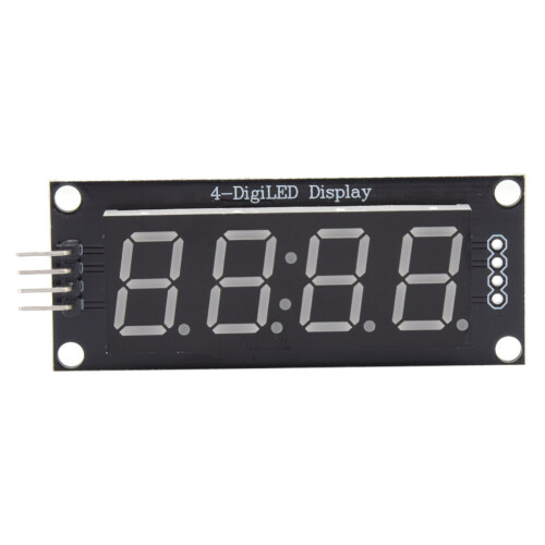 4-Digit 7-Segment LED Display Tube Module for Arduino – 0.36" Yellow 1