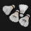 12 White Feather Shuttlecocks 5
