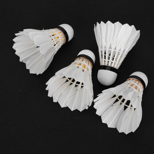 12x Feather Badminton Shuttlecocks 1