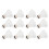 12 White Feather Shuttlecocks 12