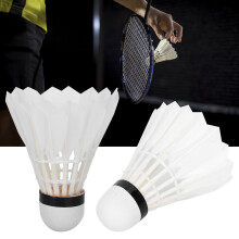 12pcs Feather Fiber Badminton Shuttlecocks Indoor Outdoor Sports Accessory