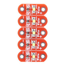 50 Pcs LilyPad LED Module White 16x6x2.2mm for Arduino DIY Surface Mount