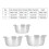 Cooking & Salad 2.8L Multi-Use Mixing Bowl Egg Beating Kitchen Restaurant 10