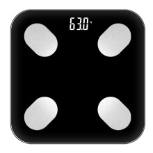 Multi-functional Body Fat Scale, 180kg, 10.24in, Black/White