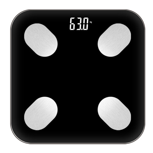 Multi-functional Body Fat Scale, 180kg, 10.24in, Black/White
