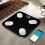 Multi-functional Body Fat Scale, 180kg, 10.24in, Black/White 6