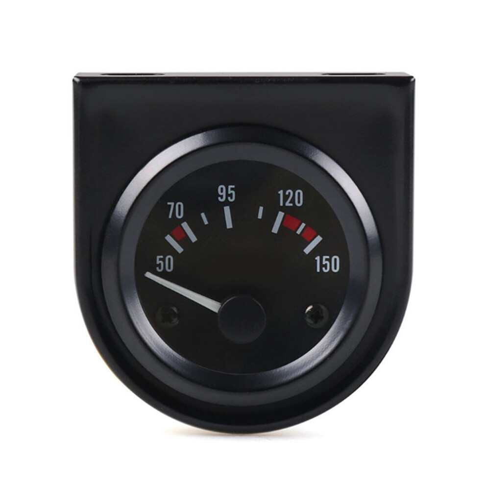 12V 52Mm Aluminum Oil Temp Gauge 50-150C Black/White 8101392689636