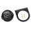 Universal 12V Voltmeter Gauge 52mm/2in, Black, White Light 2
