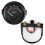 Universal 12V Voltmeter Gauge 52mm/2in, Black, White Light 8