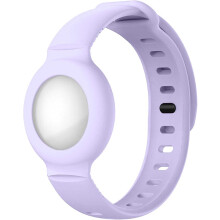 Pulsera con rastreador GPS para Airtag, diseño impermeable, fácil de usar y lavable, tacto redondeado sencillo y cómodo para todas las edades (a