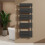 AICA (Anthracite, 1600x600mm) Heated Towel Rail Flat Central Heating Radiator 1