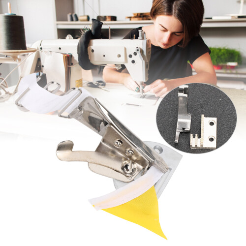 Sewing Machine Binder Double Folder Lockstitch 38mm Stainless Steel